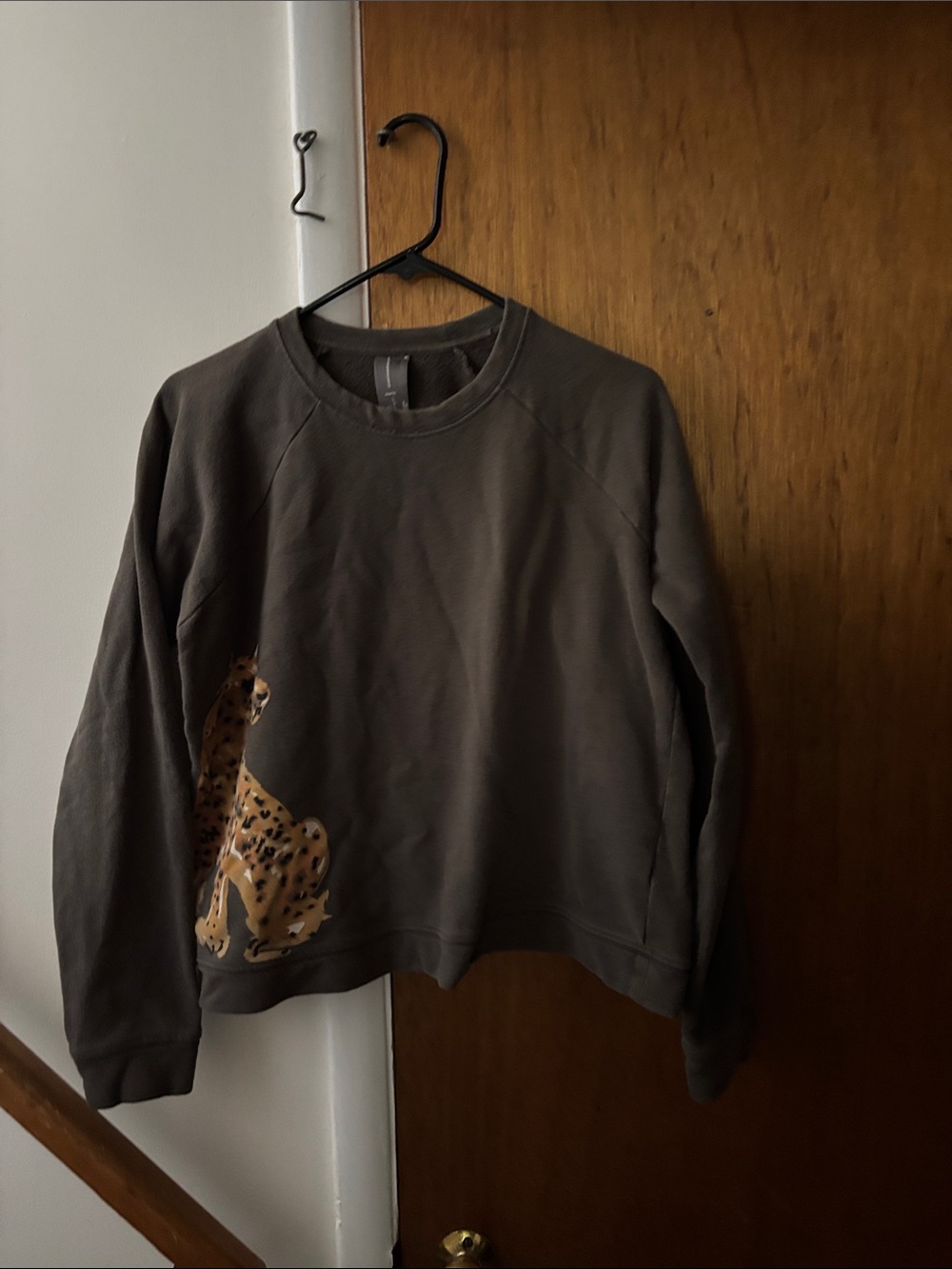 Anthropologie Black Pullover Sweatshirt